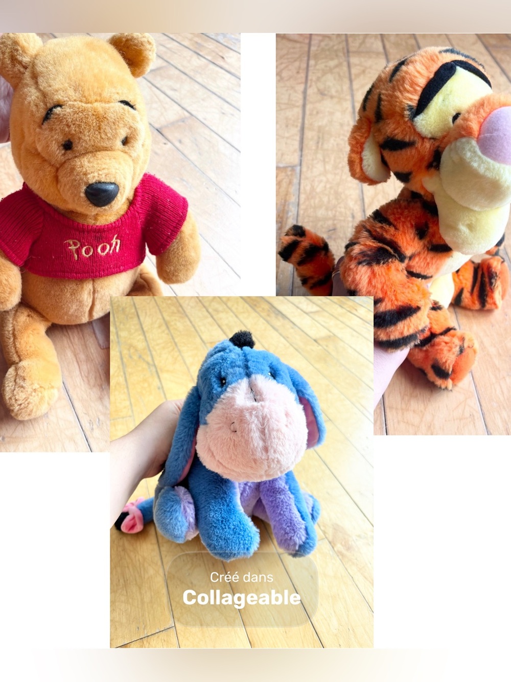 Winnie the Pooh, Tigger & Eeyore Plush Toy Y2K 90s Bundle